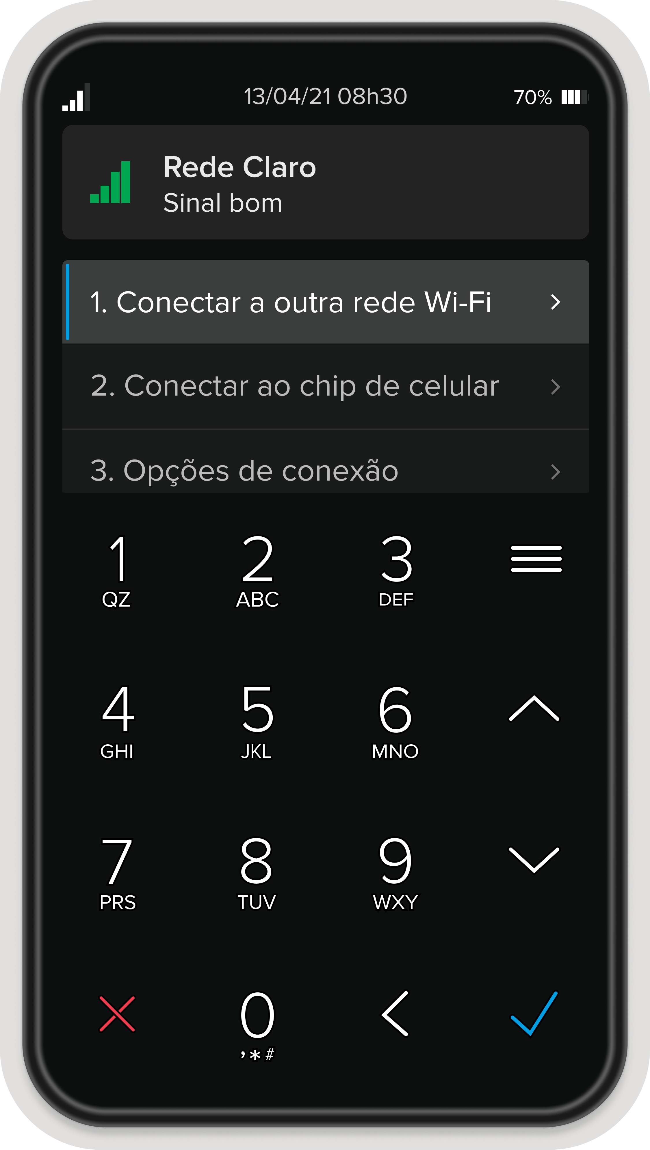 Point Air com foco na conexão wifi